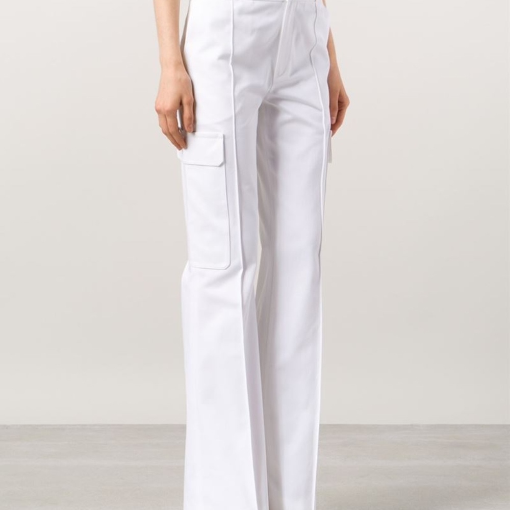 Bouchra-jarrar White pants US 10 runs small/long